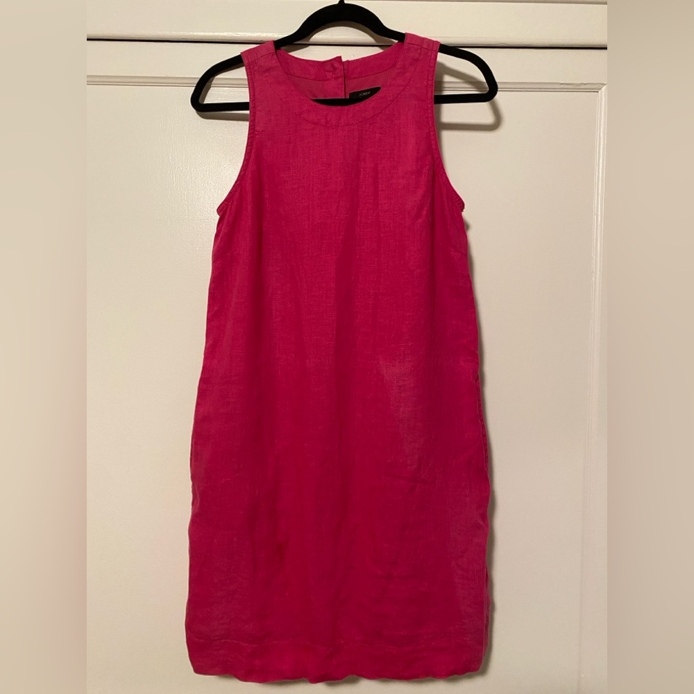 Vibrant Pink Sleeveless Dress